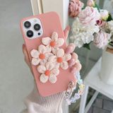  Bốn hoa đeo tay Vỏ điện thoại cho iPhone 12/12 Pro (Begonia) 