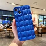  Cho iPhone 12 3D Grid TPU Phone Case (Xanh lam) 