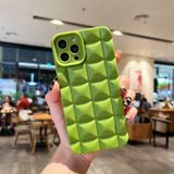  Cho iPhone 12 3D Grid TPU Phone Case (Xanh lam) 
