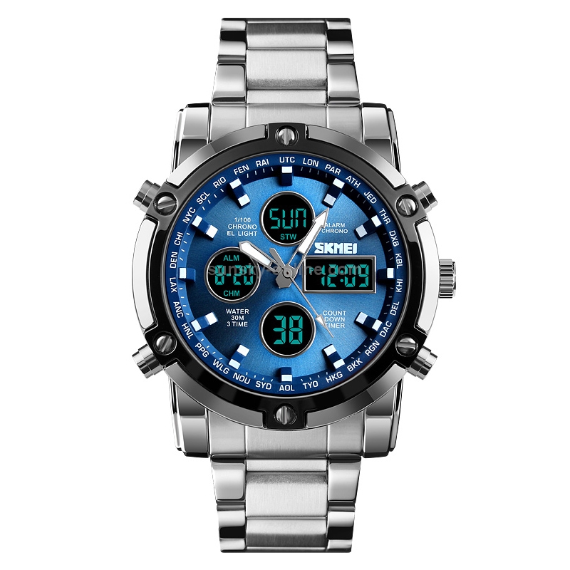 Reloj Joefox 2308G: Elegancia y Funcionalidad en tu Muñeca - 2308G RELOJ JOEFOX ANA-DIG METALICO