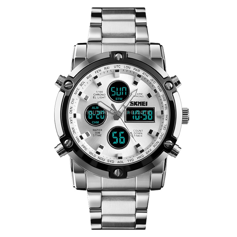 Reloj Joefox 2308G: Elegancia y Funcionalidad en tu Muñeca - 2308G RELOJ JOEFOX ANA-DIG METALICO