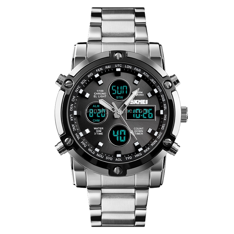 Reloj Joefox 2308G: Elegancia y Funcionalidad en tu Muñeca - 2308G RELOJ JOEFOX ANA-DIG METALICO