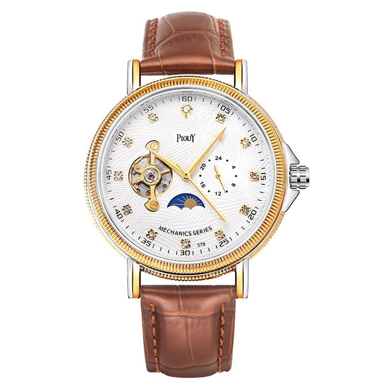 Yazole 379 Da Band Lớn Dial Tourbillon Watch (Trắng+Đen) – Promax