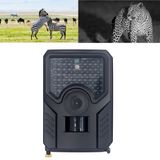  PR-200B Ống kính góc rộng 120 độ IP56 Máy ảnh đường mòn săn hồng ngoại 12MP 1080P HD chống nước, hỗ trợ thẻ TF, Khoảng cách PIR: 10-15m (Đen) 