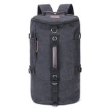  Du lịch ngoài trời Man Canvas Double Shoulder Backpack Schoolbag (Xanh lá cây) 