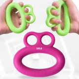  Maxoins MXO-Double-001 Frog Shape Finger Grip Thiết bị đào tạo Vòng đeo tay, Đặc điểm kỹ thuật: 50lb (mặt phẳng màu tím) 
