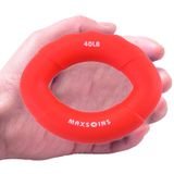  Maxsoins MXO-7562KD Trẻ em Silicone Grip Thiết bị Phục hồi hình dạng ô liu Nhẫn ngón tay, Đặc điểm kỹ thuật: 40lb (Đỏ) 