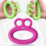  Maxsoins MXO-Double-001 Frog Shape Finger Grip Thiết bị đào tạo Nhẫn ngón tay, Đặc điểm kỹ thuật: 50lb (Tím hai mặt) 
