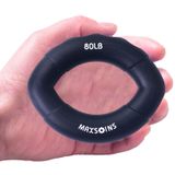  2 chiếc Maxsoins MXO-009898 Bộ sưu tập ngón tay silicon Thiết bị cầm tay Phục hồi hình dạng ô liu Thiết bị Pinch, Đặc điểm kỹ thuật: 80lb (Đen) 