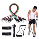  11 trong 1 155lbs Latex Rally Home Fitness Đào tạo Đa chức năng Yoga Đàn hồi 