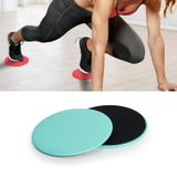  2 paris pilates yoga tấm trượt tại nhà thể thao abs cocked mông fitness feet tấm trượt (màu hồng) 
