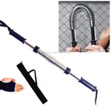  40kg Mạ điện Lò xo Tay nắm Thiết bị Tập luyện Sức mạnh Cánh tay + Bảo vệ Tay + Bộ Túi Lưu trữ (Trắng) 