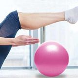  3 PCS Mini Yoga Pilates Ball chống nổ PVC Ball Balanced Fitness Fitness Practice Training with Straw, Diameter: 25cm (Blue) 