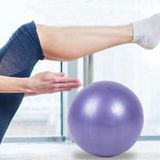  3 PCS Mini Yoga Pilates Ball chống nổ PVC Ball Balanced Fitness Fitness Practice Training with Straw, Diameter: 25cm (Blue) 