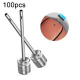  100 Cái/túi Kim Bơm Bóng Inox Cho Bóng Đá, Bóng Rổ, Bóng Chuyền, Bóng Bầu Dục 