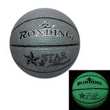  U-9110 3 trong 1 Số 7 Bóng rổ bằng da PU phát sáng đầy đủ + Bộ thổi phồng + Túi bóng cho người lớn 