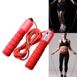  Nhảy dây với bộ đếm Thể thao Thể dục có thể điều chỉnh tốc độ nhanh Đếm bước nhảy Bỏ qua dây nhảy dây (Xanh lá cây) 