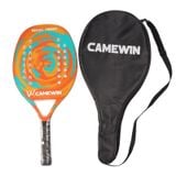  CAMEWIN Sợi thủy tinh + Vợt tennis bãi biển Carbon có túi đựng (Màu xanh lá cây) 