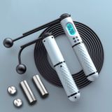  Dây / Không dây Phiên bản sử dụng kép dành cho sinh viên Bài tập thể dục Đếm thông minh Dây bỏ qua với trọng lượng tải (Trắng xanh) 