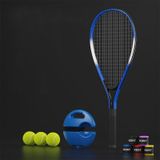  Vợt Tennis Huấn luyện viên Người mới bắt đầu Phục vụ Bộ Vợt Tennis Rebound Đơn (Vợtx1 + Basex1 + Tennisx3 + Cao su cầm tayx3) 