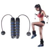  2 chiếc trong nhà ropless bỏ qua tập thể dục tập thể dục dây thừng (đen xanh) 