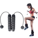  2 chiếc trong nhà ropless bỏ qua tập thể dục tập thể dục dây thừng (đen xanh) 