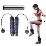  2 chiếc trong nhà ropless bỏ qua tập thể dục tập thể dục dây thừng (đen xanh) 