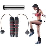  2 chiếc trong nhà ropless bỏ qua tập thể dục tập thể dục dây thừng (đen xanh) 