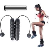  2 chiếc trong nhà ropless bỏ qua tập thể dục tập thể dục dây thừng (đen xanh) 