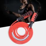  2 chiếc Vòng bi bỏ qua Dây tập thể dục Tập thể dục Phòng tập thể dục Skipping Dây, Độ dày: 8 mm, Chiều dài: 3M (Đỏ) 