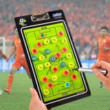  Bảng chỉ huy huấn luyện viên bóng đá từ tính PVC với bút và tẩy 