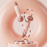  T004 Phim hoạt hình Dây trượt học sinh có thể điều chỉnh silicone, Kiểu dáng: Dây tre hạt mềm (Màu nâu) 