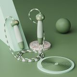  Dây trượt học sinh có thể điều chỉnh bằng silicon hoạt hình T004, Kiểu dáng: Sử dụng kép (Màu xanh lá cây) 