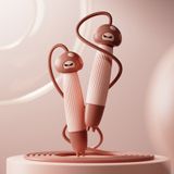  T004 Phim hoạt hình Dây trượt học sinh có thể điều chỉnh silicone, Kiểu dáng: Dây PVC (Màu nâu) 