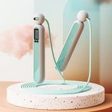  H8015 Đếm dây thừng Skipping Sports Dây thép thông minh Bỏ qua Dây đeo cho phụ nữ, Đặc điểm kỹ thuật: Dây dài (màu xanh) 