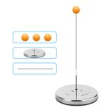  Trainer bàn đơn Đàn hồi Trục linh hoạt Thiết bị đào tạo bóng cố định, Đặc điểm kỹ thuật: Thép không gỉ không có vợt 