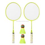  Vợt cầu lông REGAIL H6508 + Vỏ vợt + Bộ cầu lông Rainbow cho trẻ em (Cam) 