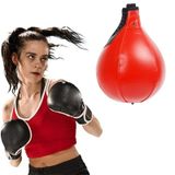 Bóng tốc độ đấm bốc hình quả lê (Đỏ Đỏ Trắng) 