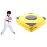  Da giả hai màu Da vuông Đào tạo đấm bốc Tắm mục tiêu, Đặc điểm kỹ thuật: 40x40x10 (Dán ma thuật) (Đỏ Đen) 
