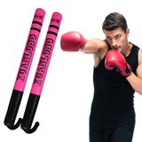  1 Cặp Xuanlong PU Boxing Stick Target Sanda Stick Taekwondo Thiết bị đào tạo tốc độ Fighting Target, Chiều dài: 57 cm (Màu xanh huỳnh quang) 