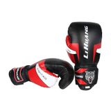  Găng tay đấm bốc thể hình LIHUANG S1 Găng tay tập luyện Sanda dành cho người lớn, Kích thước: 10oz (Đen) 