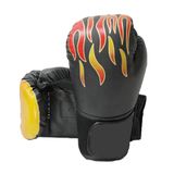 1 đôi Găng tay đấm bốc trẻ em Fitness Fighting Boxing Găng tay, Kích thước: Trẻ em Ngọn lửa nhỏ (Xanh dương) 