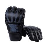  BH0086 1 Cặp Găng tay nửa ngón tay đấm bốc Găng tay đấm bốc dành cho người lớn (chân hổ xanh) 