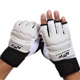  Nửa ngón tay Người lớn Đào tạo Sandbag Găng tay đấm bốc PU Leather Fitness Sparring Taekwondo Găng tay, Kích thước: XS 
