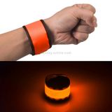  Đèn LED phát sáng Vòng tròn vỗ nhẹ ngoài trời Thể thao Vòng tay, Lớn, Kích thước: 35 * 4cm (Xanh lam) 