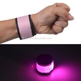  Đèn LED phát sáng Vòng tròn vỗ nhẹ ngoài trời Thể thao Vòng tay, Lớn, Kích thước: 35 * 4cm (Xanh lam) 