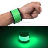  Đèn LED phát sáng Vòng tròn vỗ nhẹ ngoài trời Thể thao Vòng tay, Lớn, Kích thước: 35 * 4cm (Xanh lam) 