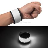  Đèn LED phát sáng Vòng tròn vỗ nhẹ ngoài trời Thể thao Vòng tay, Lớn, Kích thước: 35 * 4cm (Xanh lam) 