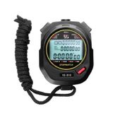  YS Electronic Showwatch Timer Huấn luyện chạy bộ chạy, Phong cách: YS-810 10 Memories (Đen) 