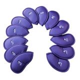  Vỏ mũ Golf 12 trong 1 (Kết cấu Litchi đen) 